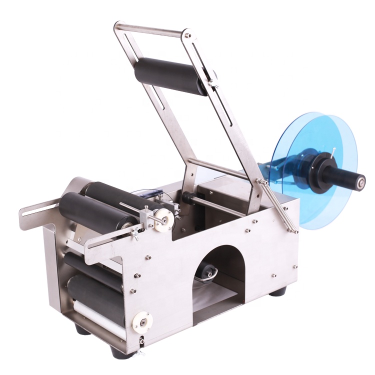 Label Sticker Round - Electric Driven Semi-Automatic Round Bottle Label