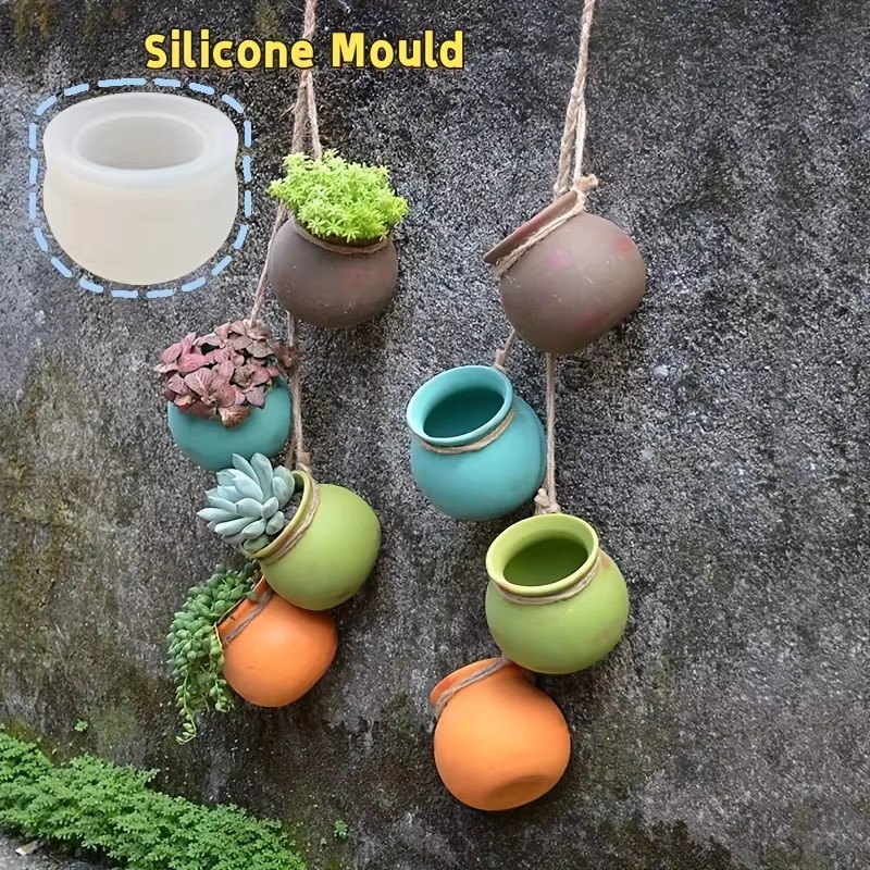 Candle Making Party - Silicone Flower Pot Molds, Resin Molds,