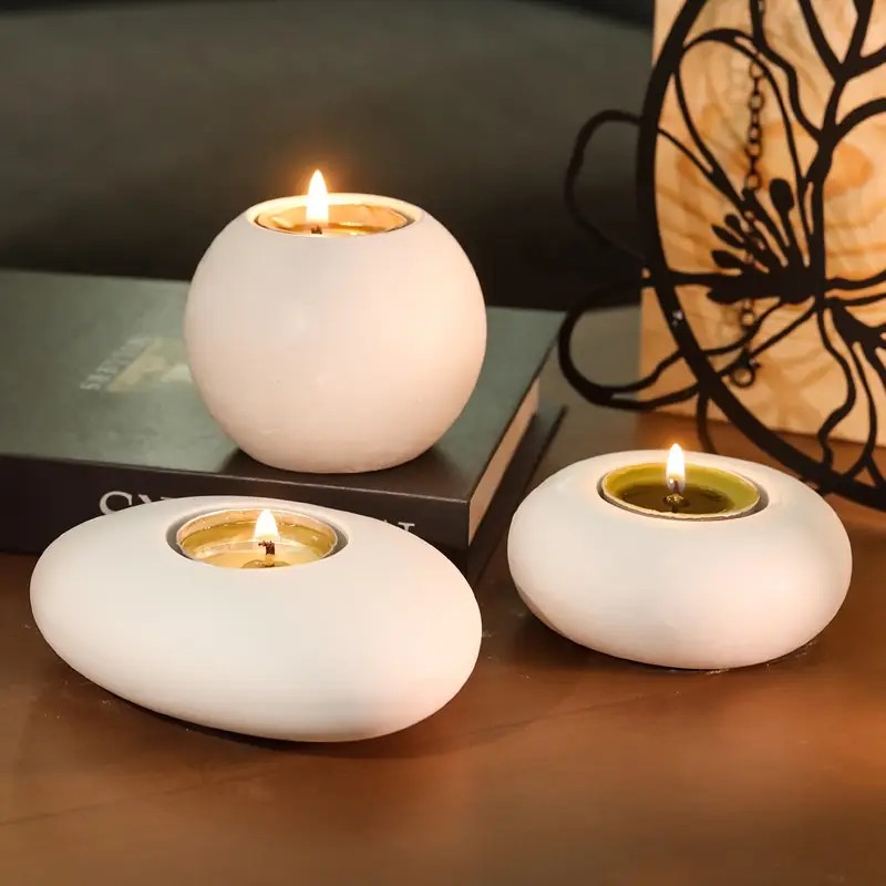 Candle Making Party - Tealight Candle Holder Resin Silicone Mold,