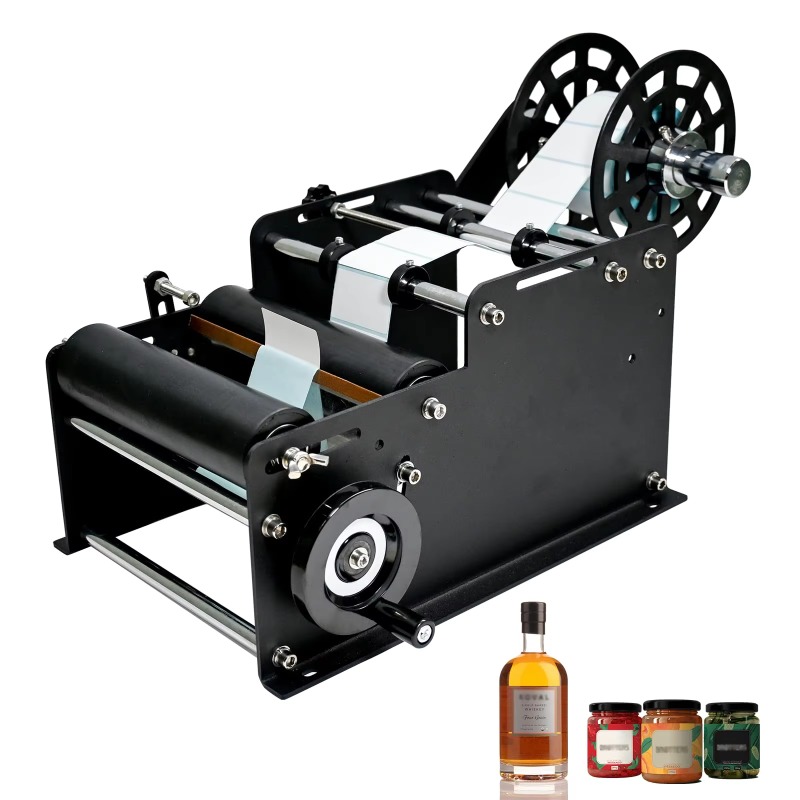 Label Sticker Round - Manual Round Bottle Labeling Machine Small