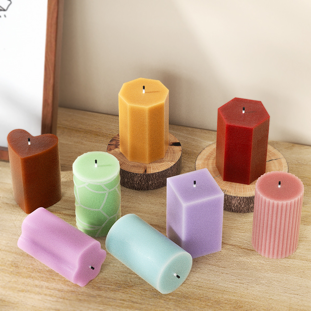 Candle Making Party - Geometry Column Silicone Mold for Candle