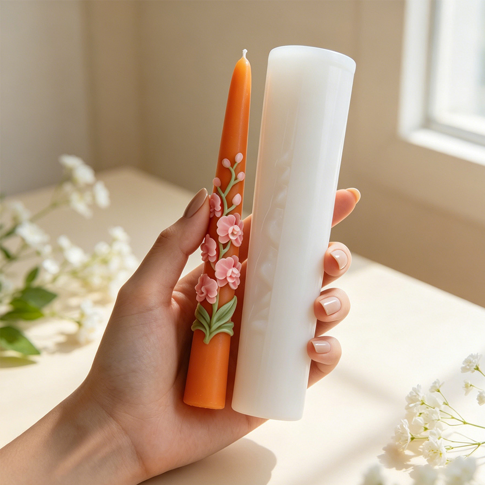 Long Pole Flower Taper Candle  - Candle Making Party review and price