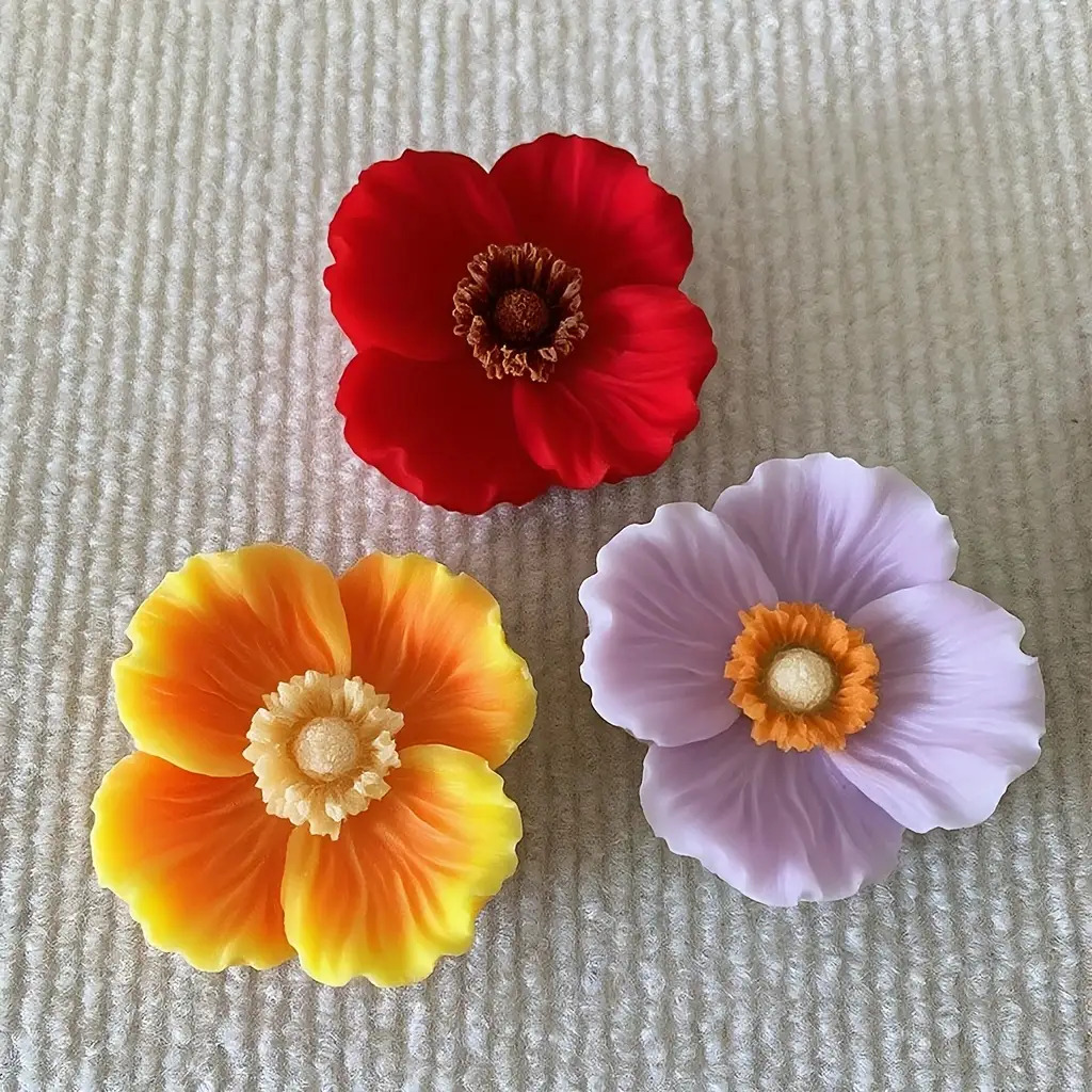 Flower Silicone Candle Mold, C - Candle Making Party review and price