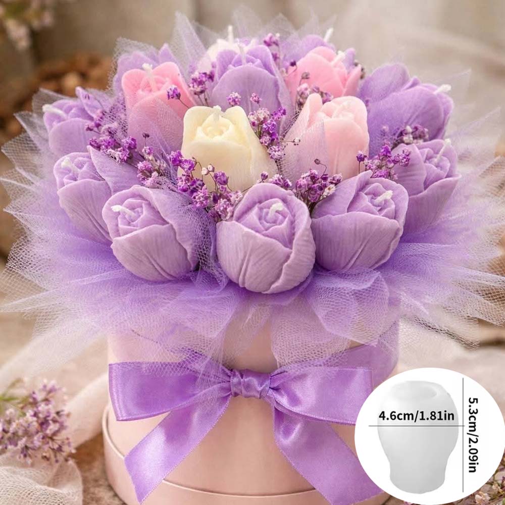Daisy Tulip flower Mould 3D Ro - Candle Making Party review and price