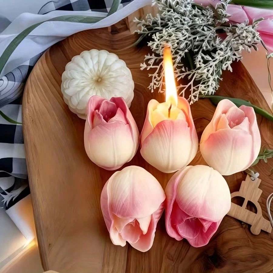 Daisy Tulip flower Mould 3D Ro - Candle Making Party review and price