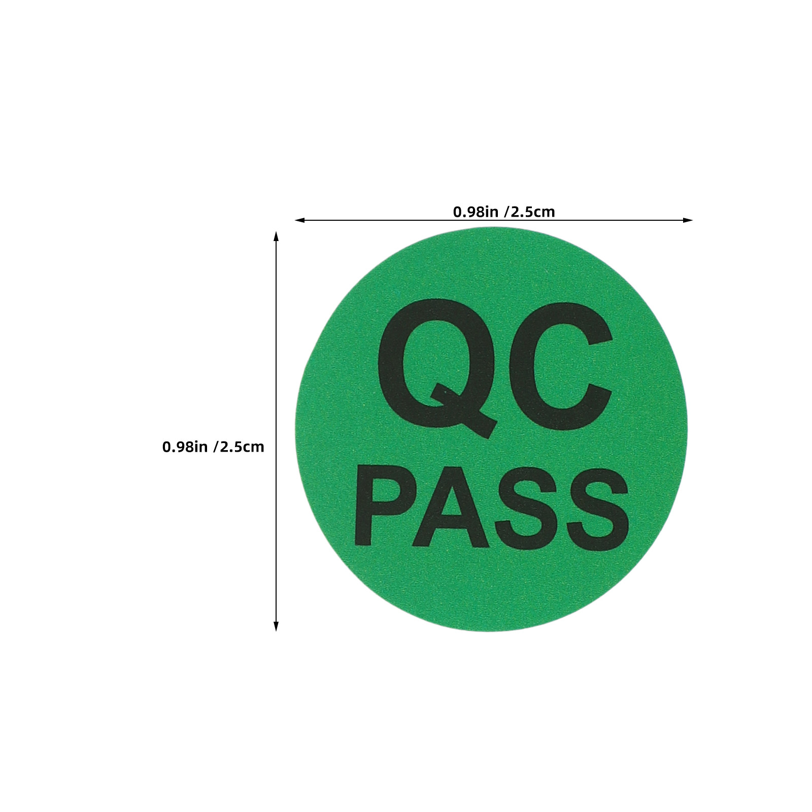 5 Roll Round Adhesive Qc Inspe - Label Sticker Round review and price