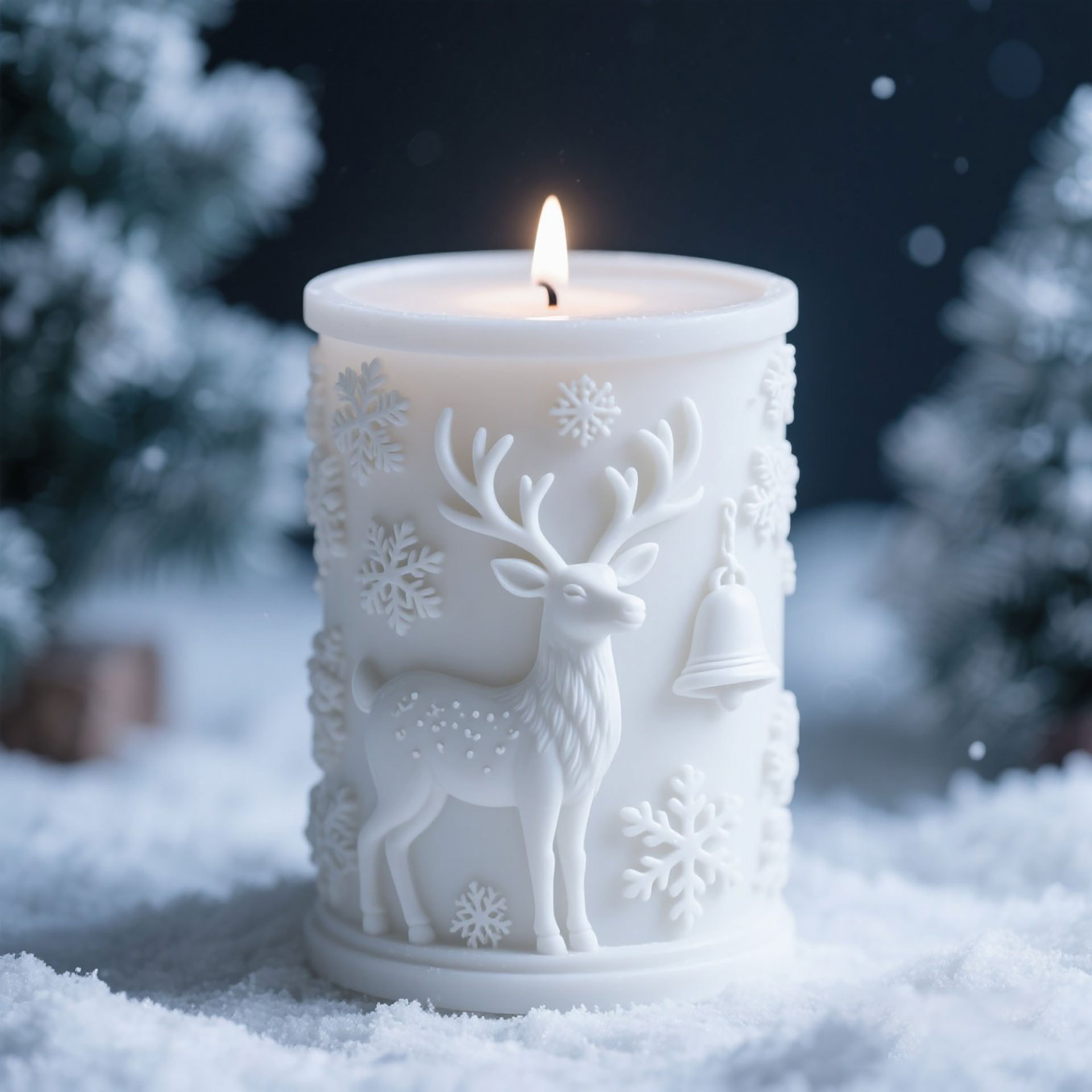 3D Relief Cylinder Christmas S - Candle Making Party review and price