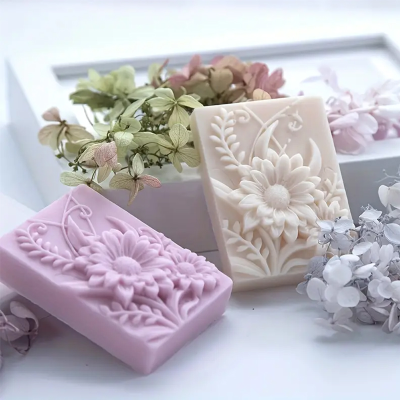 3D Flower Square Soap Silicone - Candle Making Party review and price