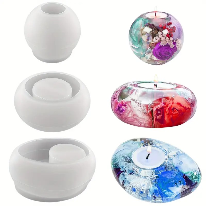 Tealight Candle Holder Resin S - Candle Making Party review and price