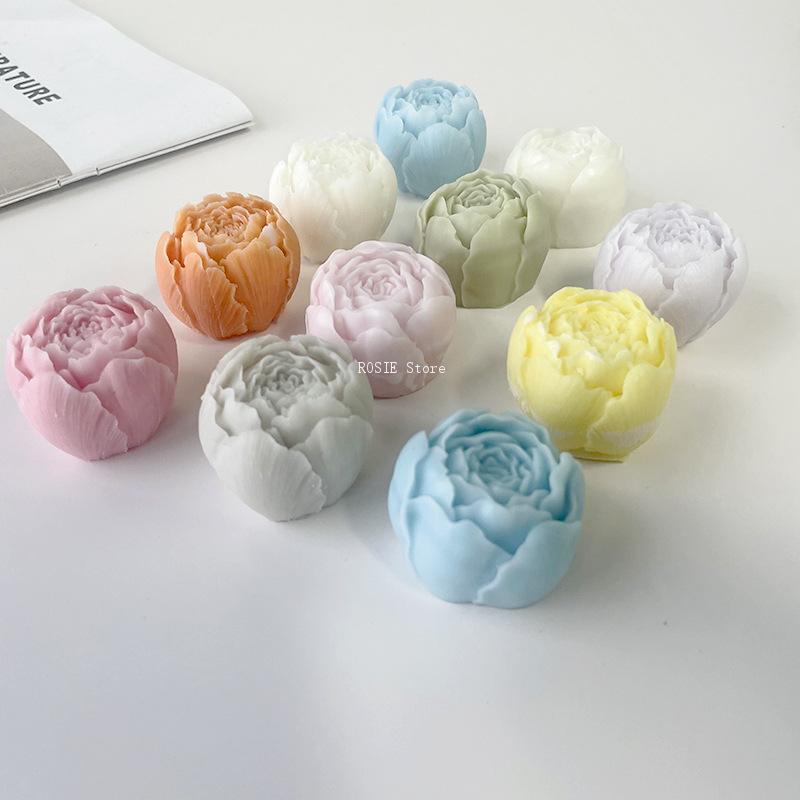 3D Peony Flower Silicone Mold  - Candle Making Party review and price