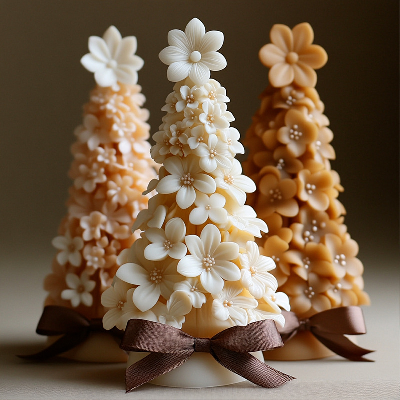 3D Christmas Tree Candle Silic - Candle Making Party review and price